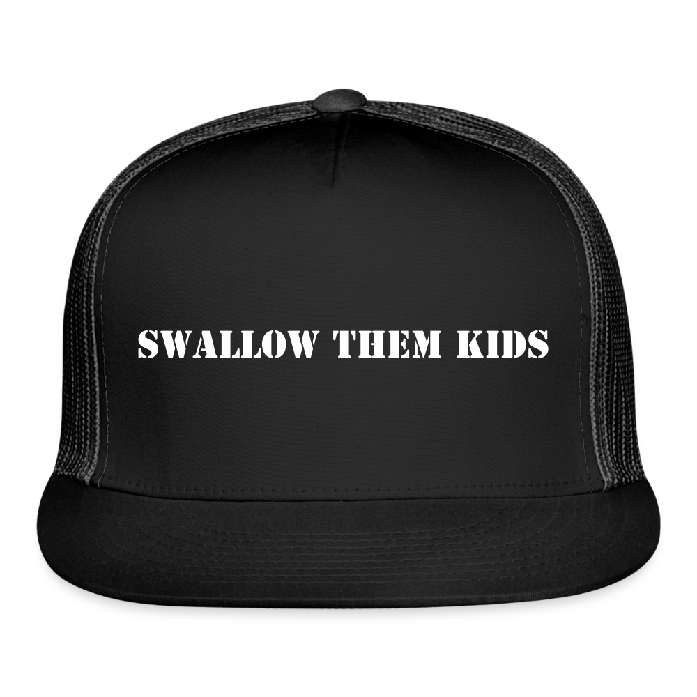 A. Trucker Cap / STK - black/black