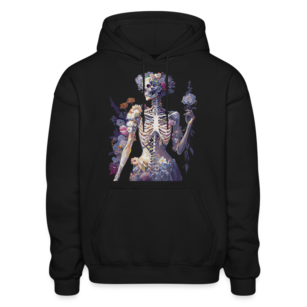 Esqueleto de Flor - Gildan - Hoodie - black