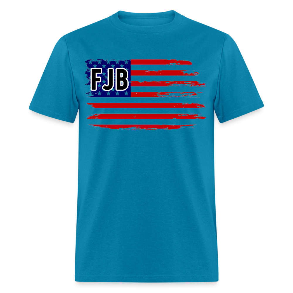 FJB White outline - Unisex Classic T-Shirt - turquoise