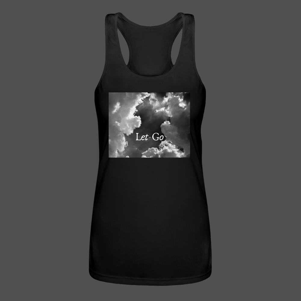 "Let Go" Women's Racerback Tank Top