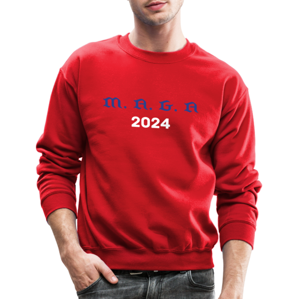 MAGA Crewneck Sweatshirt - red