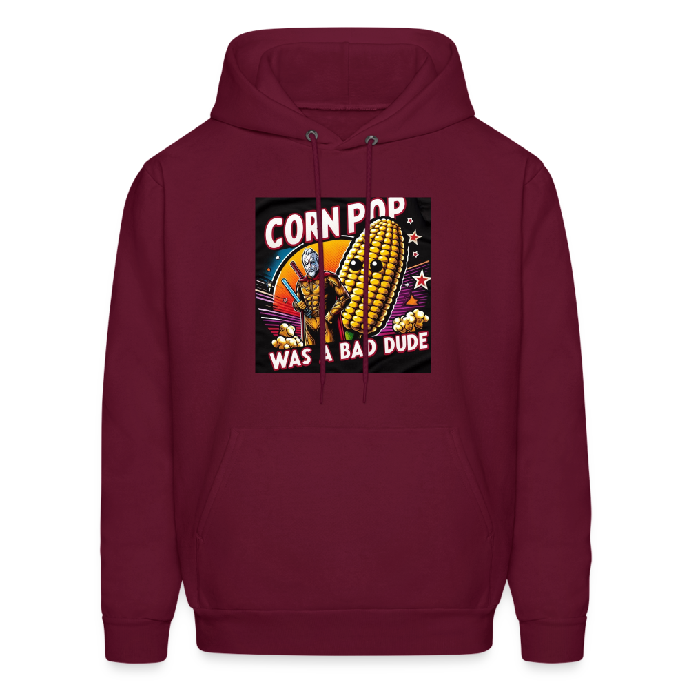 CORNPOP Men's Hoodie - burgundy