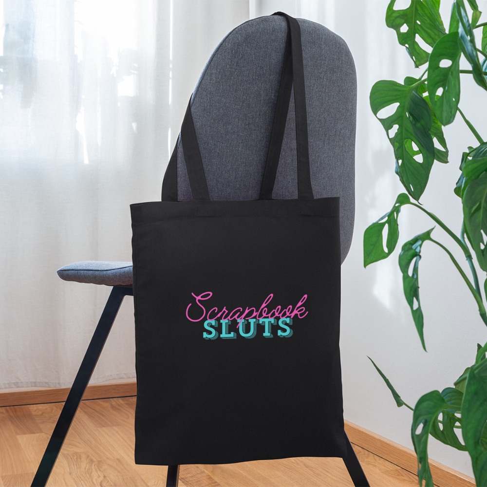 Scrapbook Sluts Tote Bag - black