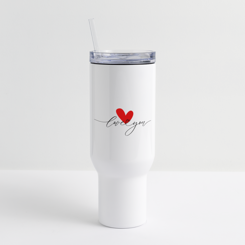 40 oz Travel Tumbler - white