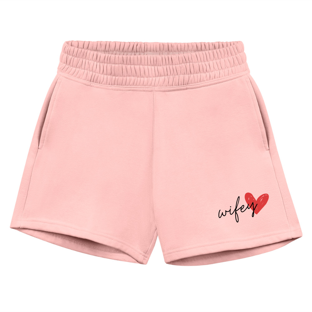 Wifey - Women's Jogger Short - light pink