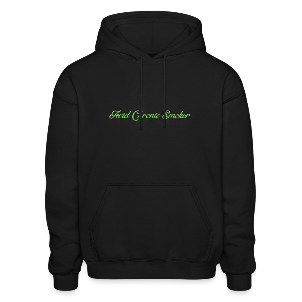 Avid Chronic Smoker solid hoodie - black