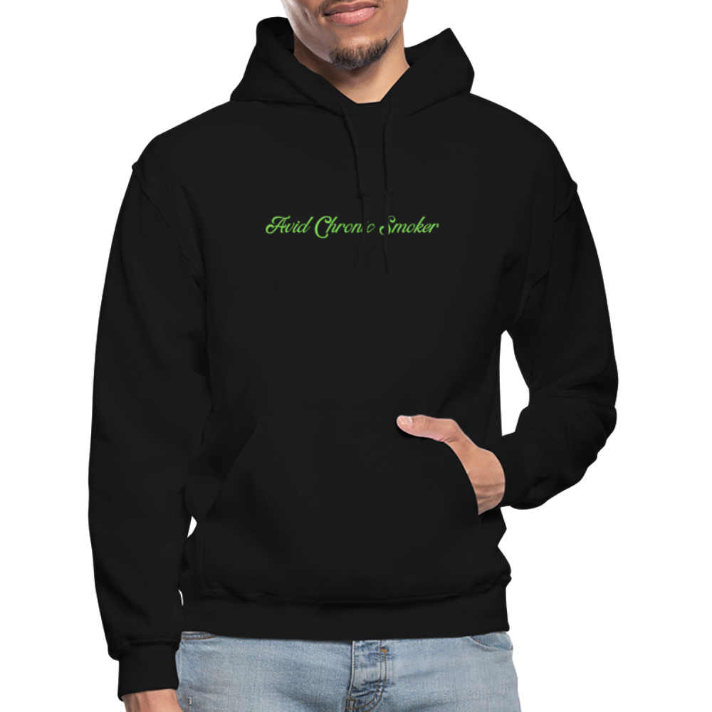 Avid Chronic Smoker solid hoodie - black