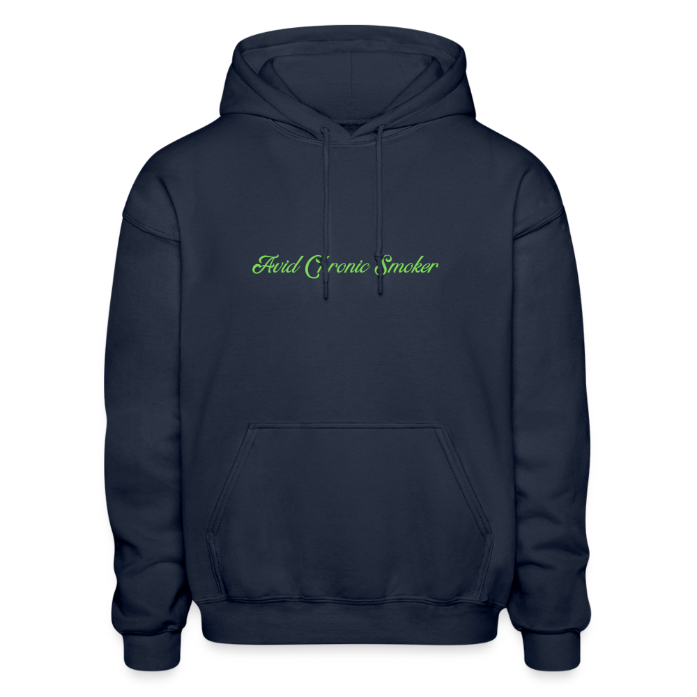 Avid Chronic Smoker solid hoodie - navy