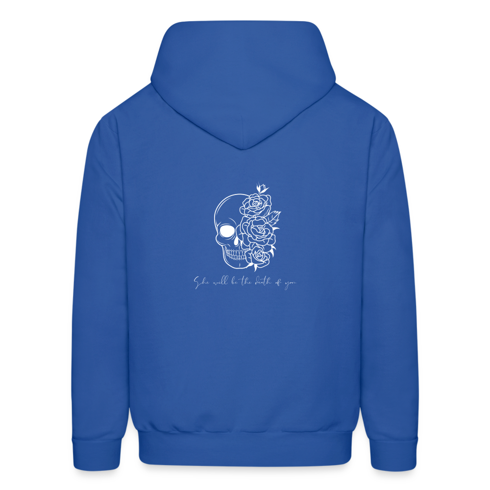 Death of you-- Men's Hoodie - royal blue