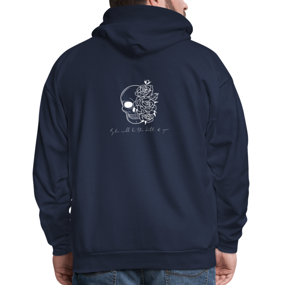 Death of you-- Men's Hoodie - navy