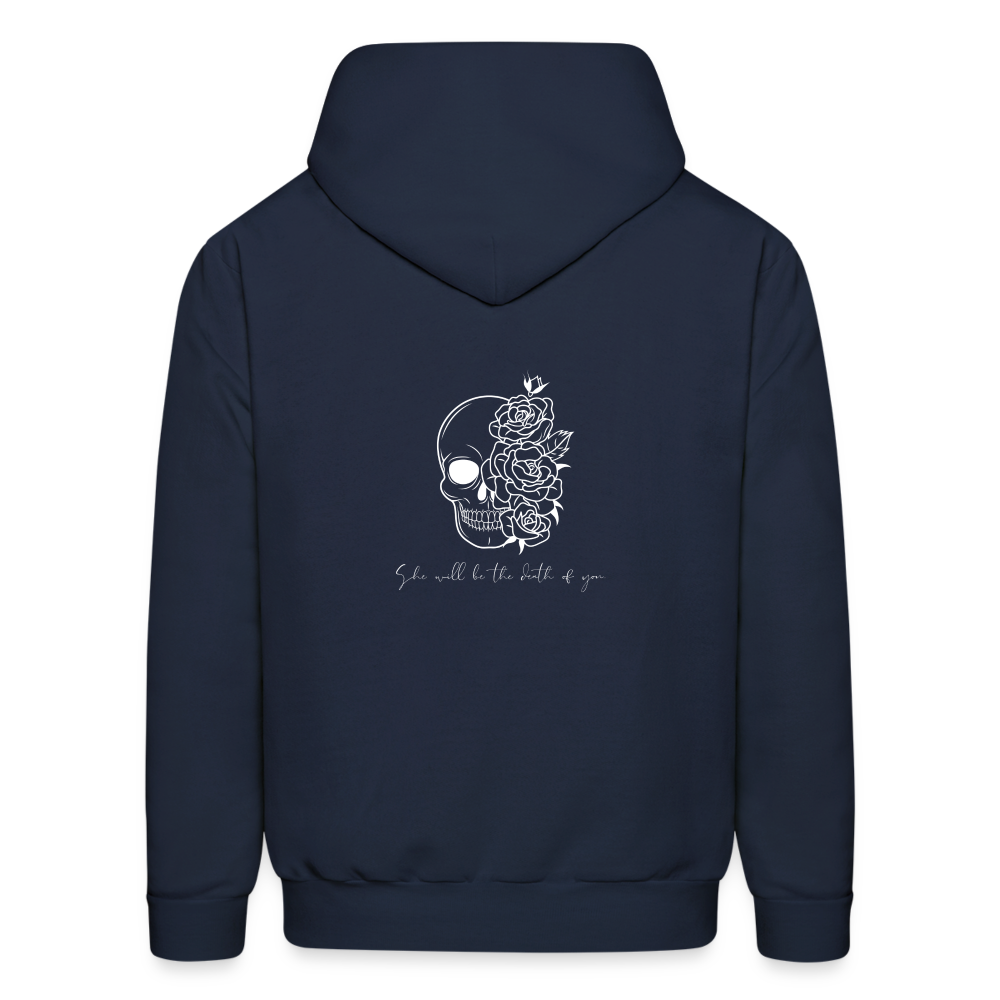 Death of you-- Men's Hoodie - navy