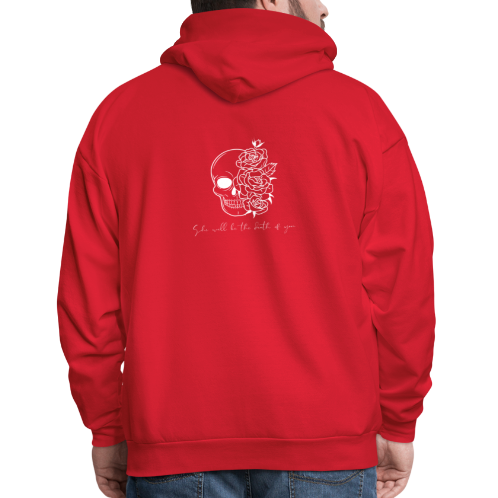 Death of you-- Men's Hoodie - red