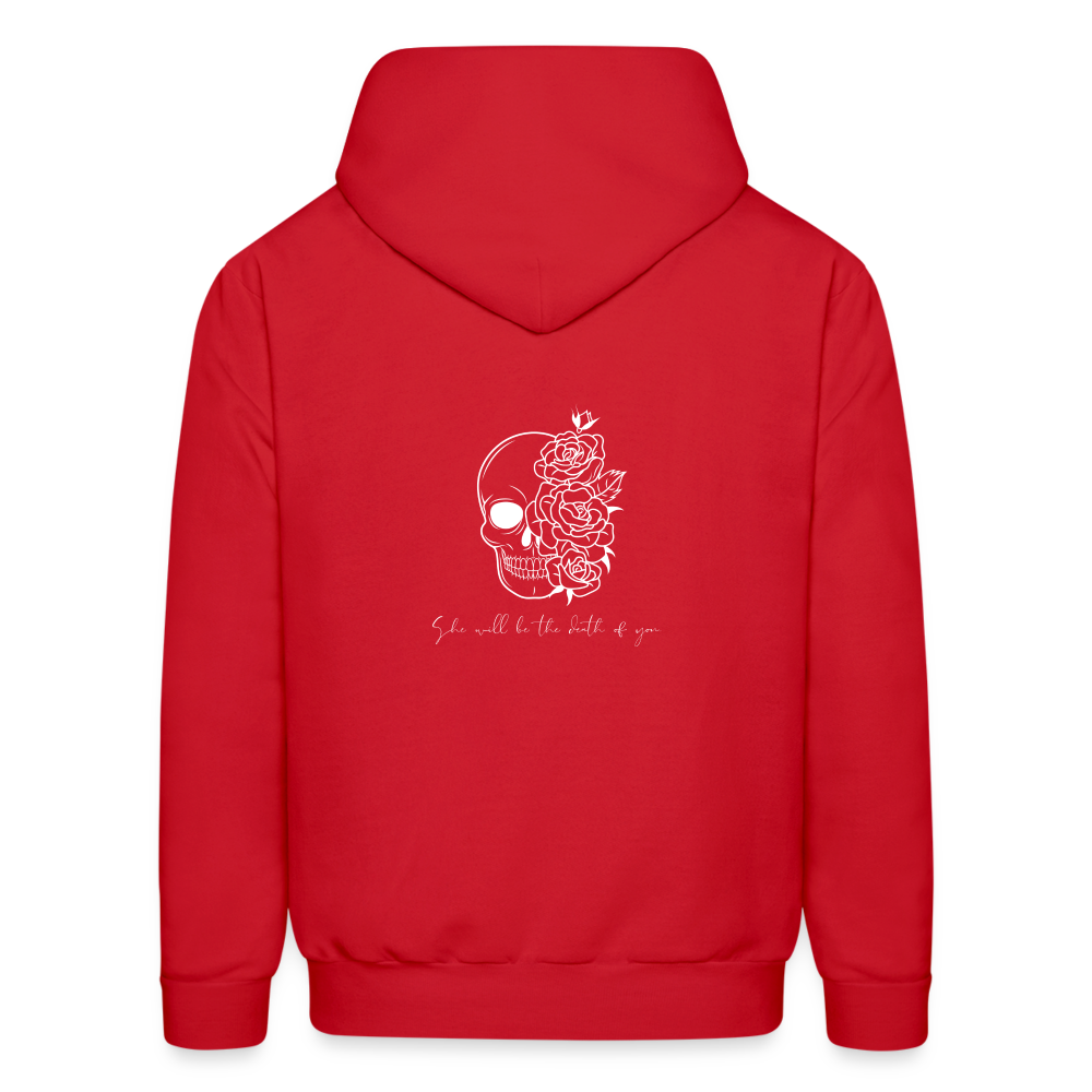 Death of you-- Men's Hoodie - red