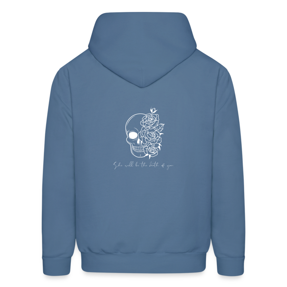 Death of you-- Men's Hoodie - denim blue