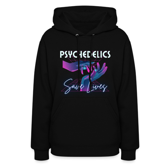 "Psychedelics Save Lives"  -  Hoodie - black