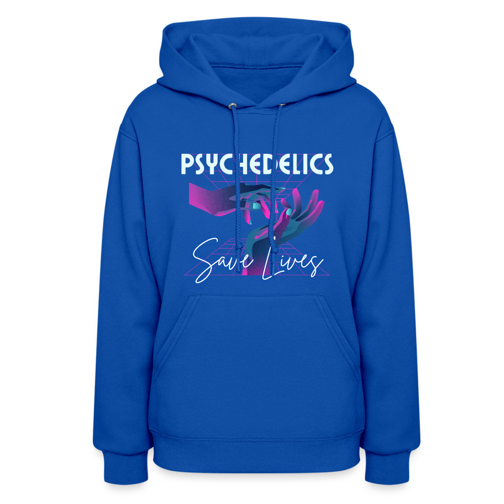 "Psychedelics Save Lives"  -  Hoodie - royal blue