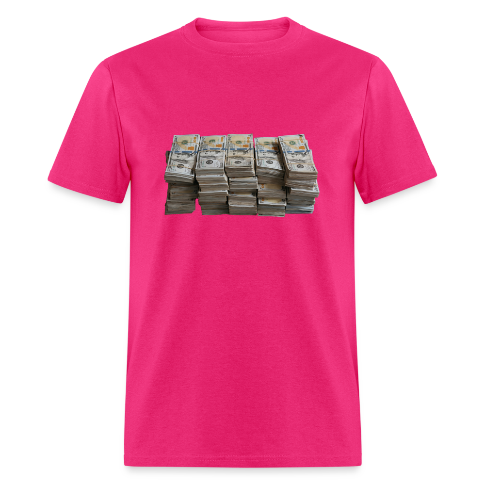 MONEY STACKS - Unisex Classic T-Shirt - fuchsia