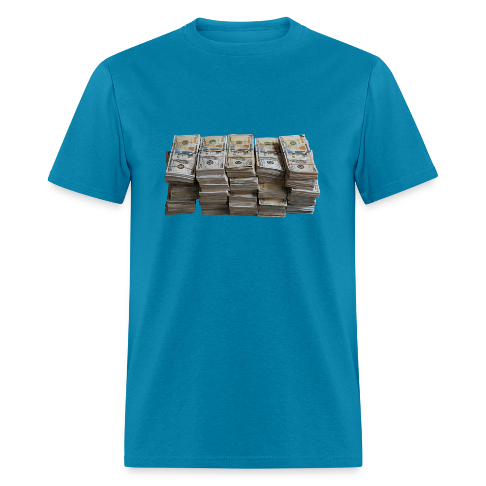 MONEY STACKS - Unisex Classic T-Shirt - turquoise