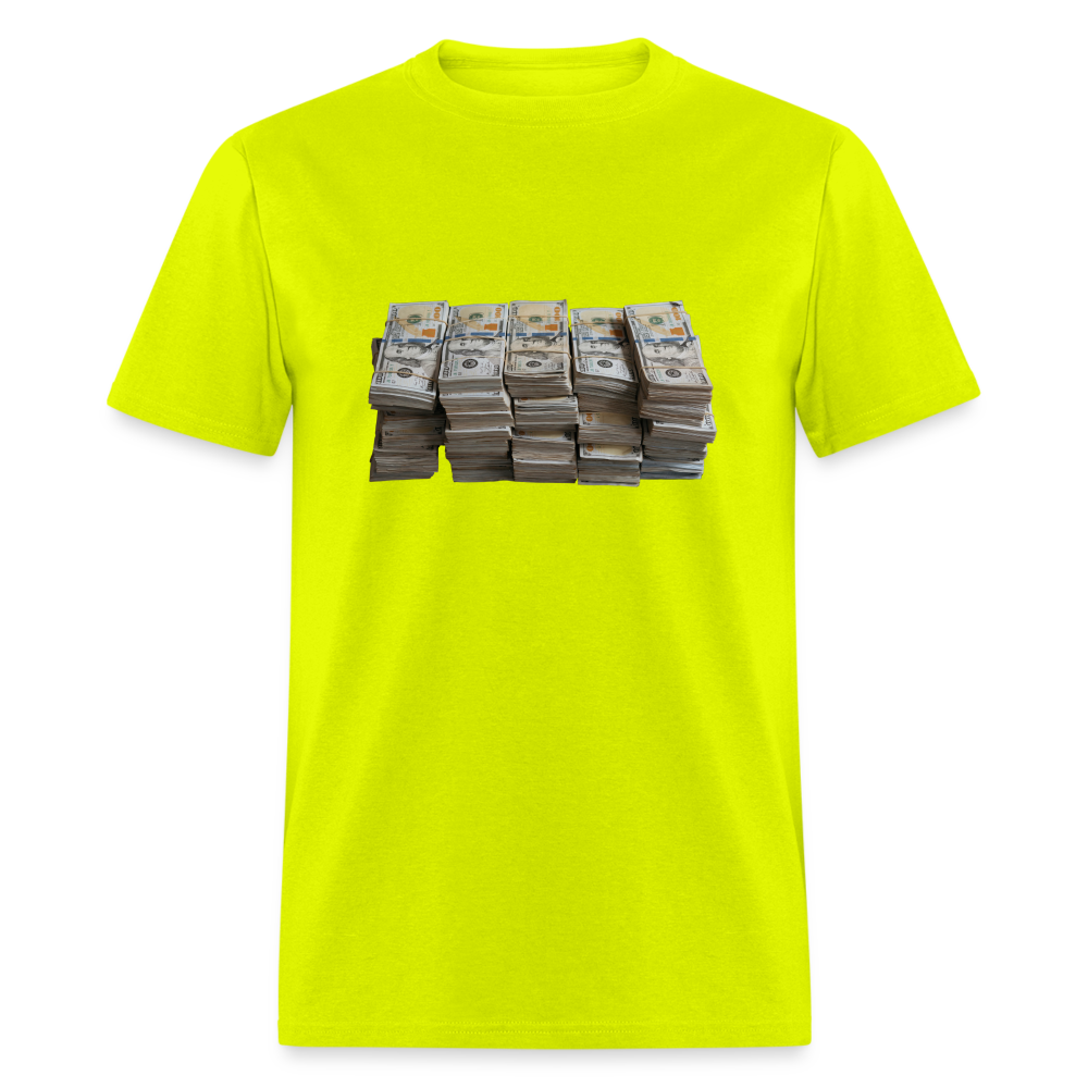 MONEY STACKS - Unisex Classic T-Shirt - safety green