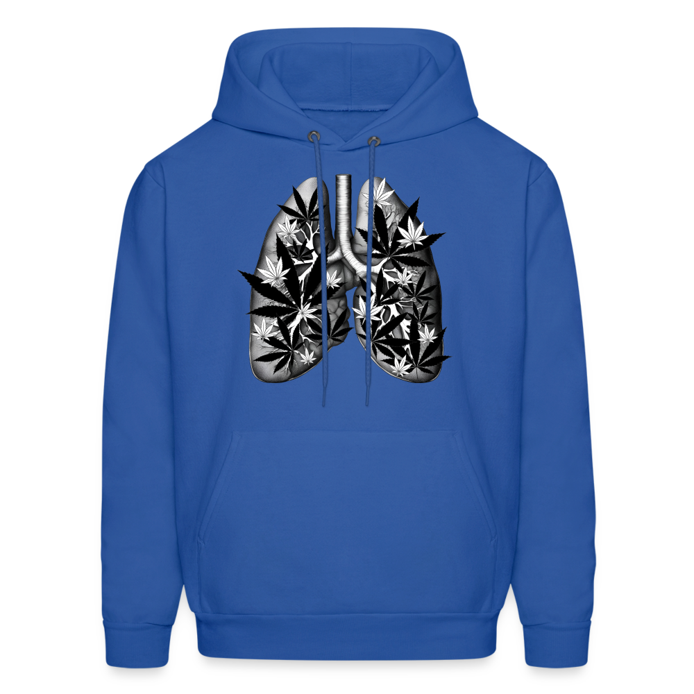 "Marijuana filled Lungs" - Hoodie UNISEX - royal blue