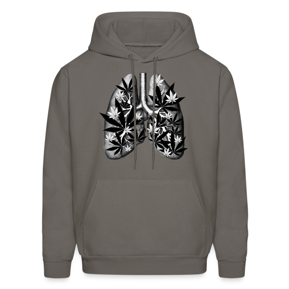 "Marijuana filled Lungs" - Hoodie UNISEX - asphalt gray