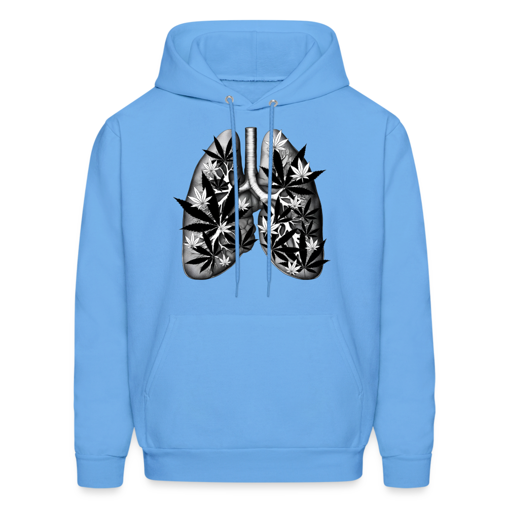 "Marijuana filled Lungs" - Hoodie UNISEX - carolina blue