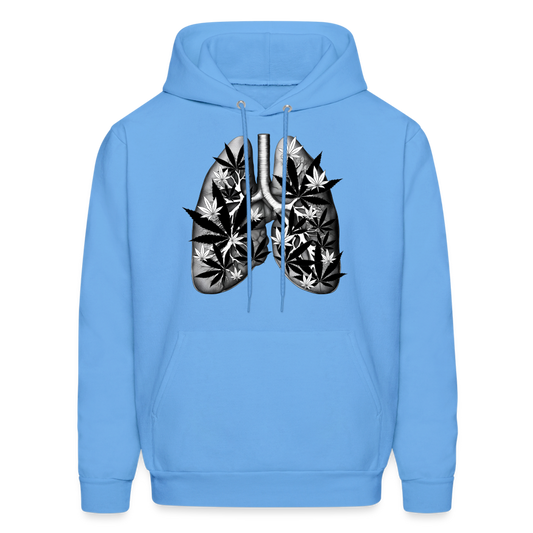 "Marijuana filled Lungs" - Hoodie UNISEX - carolina blue