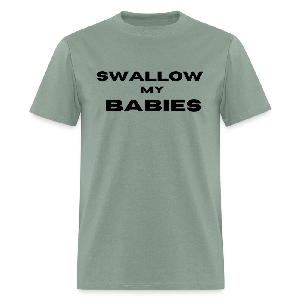 Swallow My Babies - Classic T-Shirt - sage