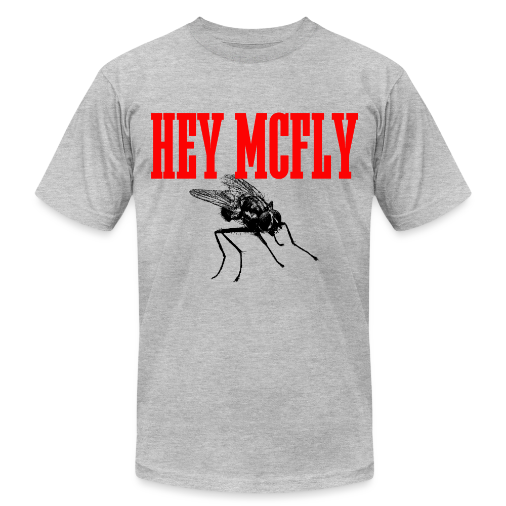 "Hey Mcfly"  T-Shirt - heather gray