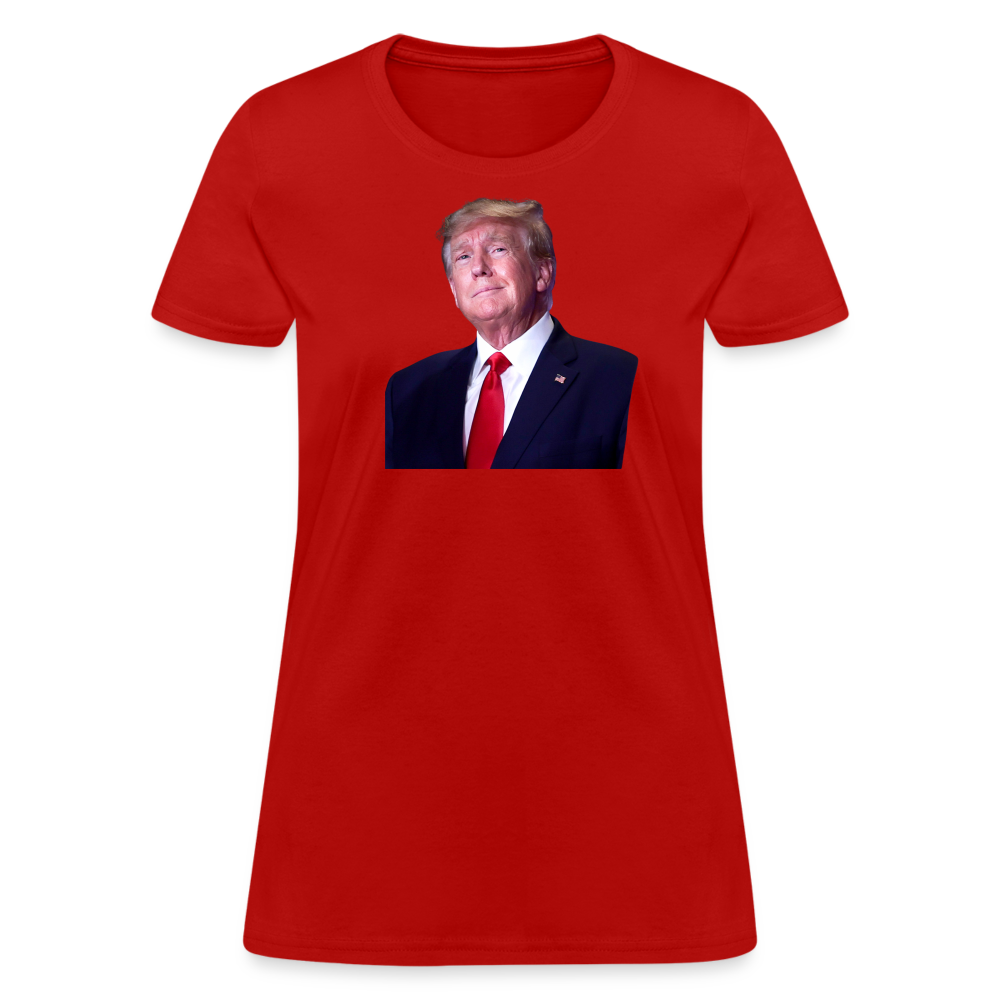 TRUMP image - Women's T-Shirt - red