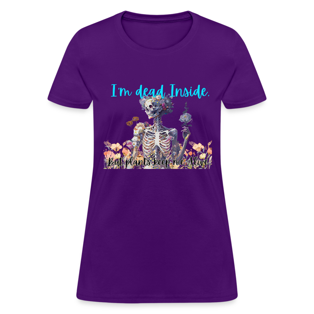 I'm Dead inside - Women's T-Shirt - purple