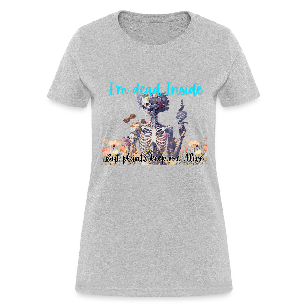 I'm Dead inside - Women's T-Shirt - heather gray