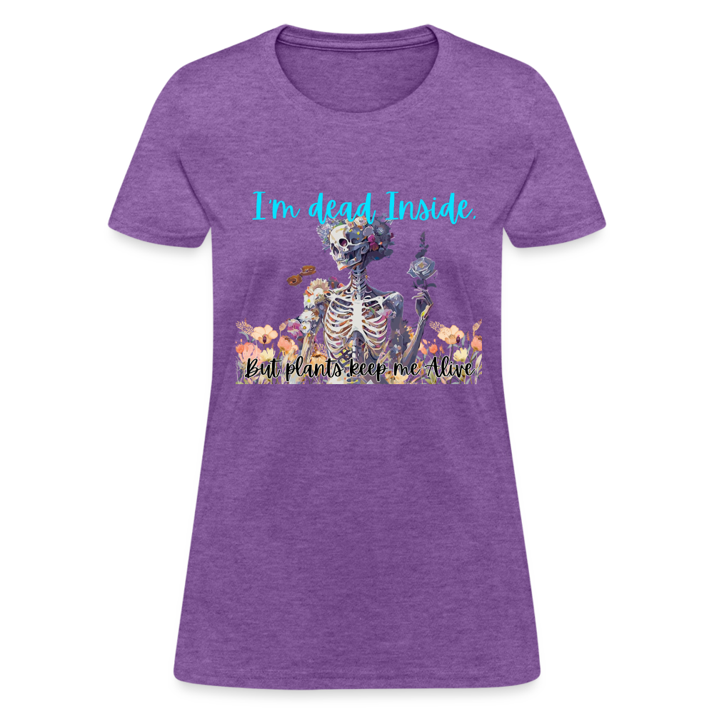 I'm Dead inside - Women's T-Shirt - purple heather