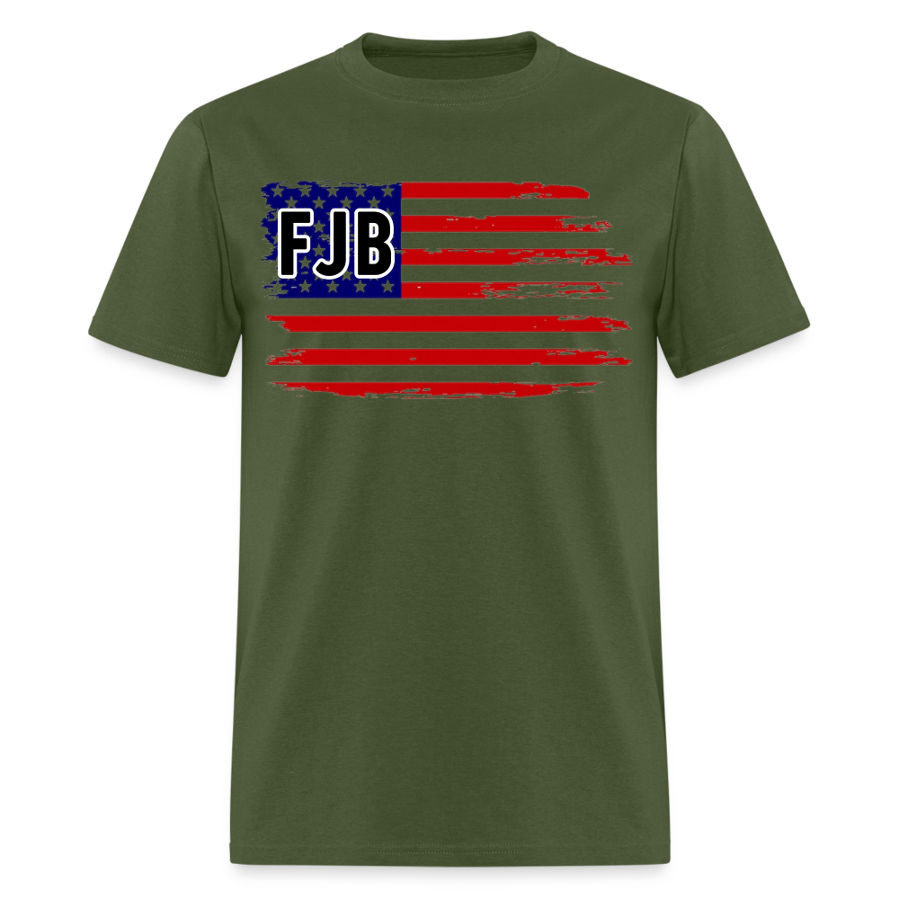 FJB White outline -  Unisex Classic T-Shirt - military green