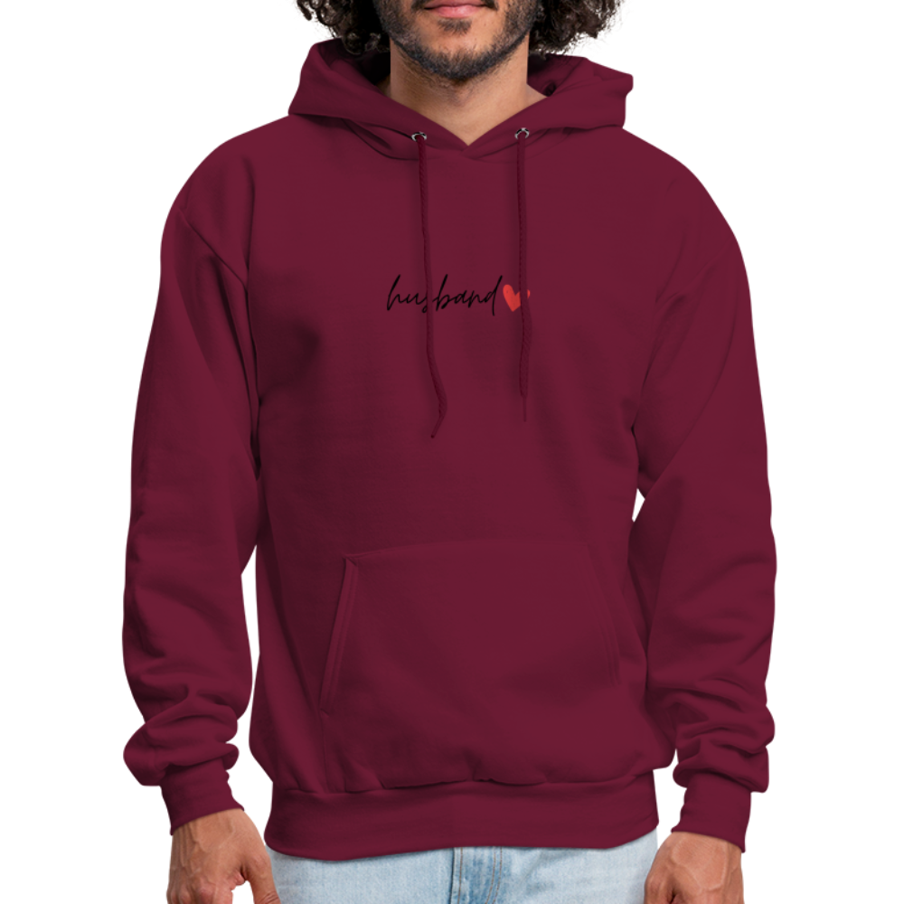 Husband - Men's Hoodie - burgundy