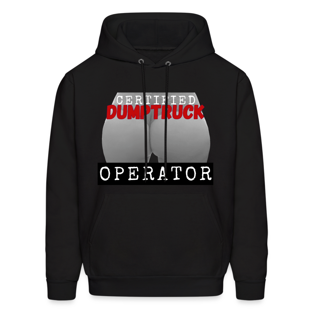 "Certified DUMPTRUCK Operator"  // Natural - Hoodie - black